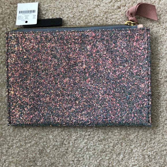 J. Crew Handbags - J.Crew glitter pouch